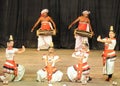 Show in traditional Sri Lankian theatre Ã¢â¬â drum, dance and singing.
